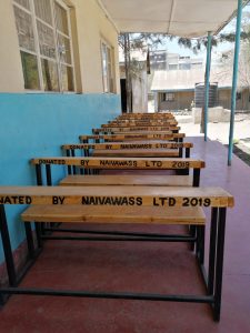 Desks donated to Central Primary School
